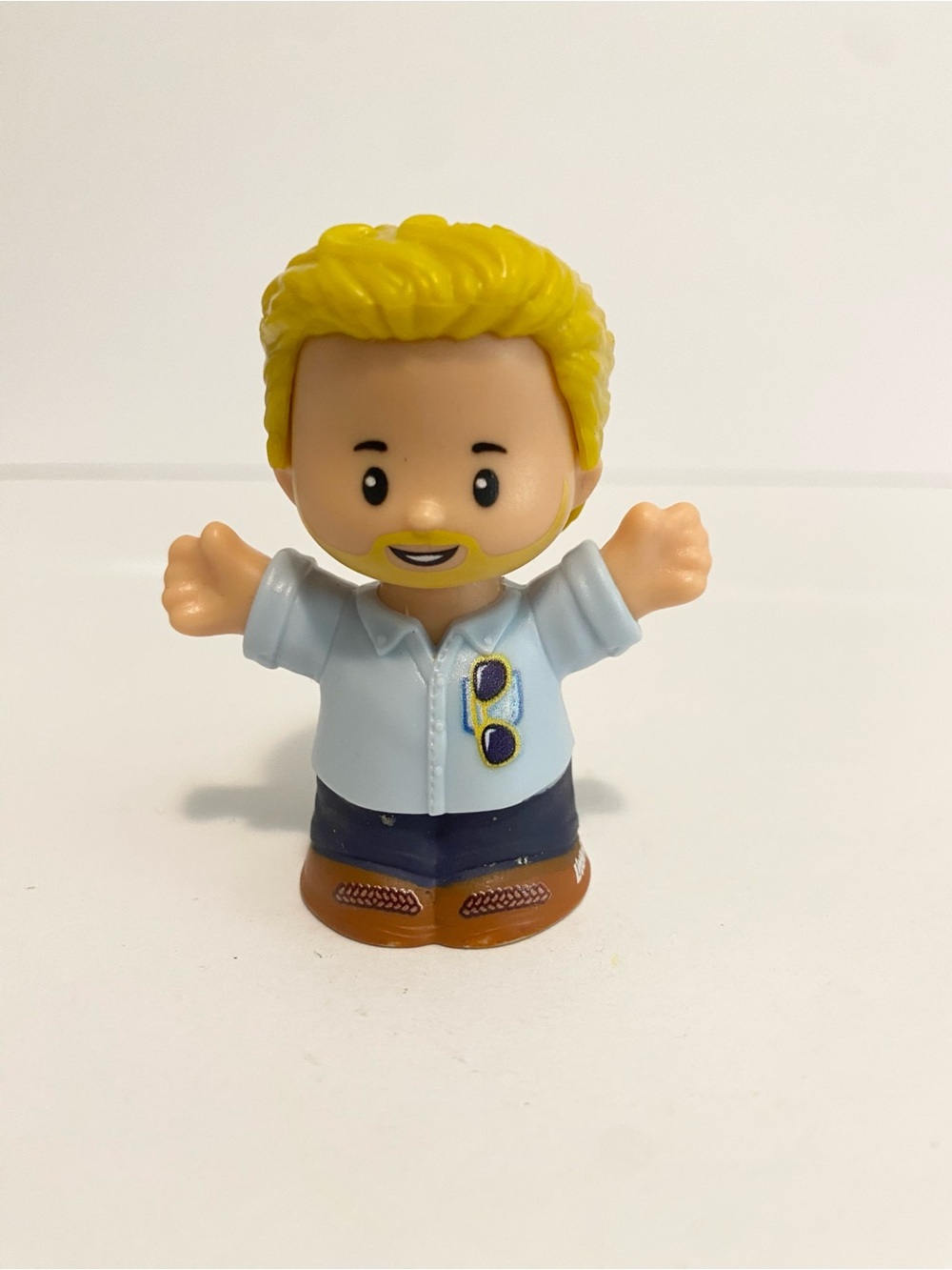 Little People Blonde Dad w Beard Dollhouse Figure Fisher Price Toy 4/$20 🛑